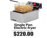 Single Pan Electric Fryer