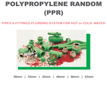 Polypropylene Random Pipes & Fittings (PPR Fittings)