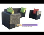 Stickman Cube Malawi Cane Furniture Set