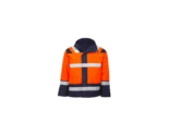 Blaze 4-in-1 Orange/ Navy Safety Reflective Jacket