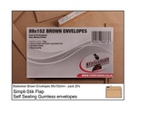 Easy Stick Brown Envelopes