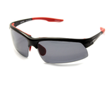 Asphalt Black Red Sport Polarized Sunglasses