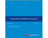 Rautenbach Malherbe Staatsreg Book