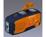 Solar USB FM Scan Radio With Flashlight Powerbank Charger & Alarm