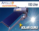 100 Litre High Pressure Appolo Guru Plasma Solar Geyser