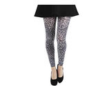 Small Leopard White Footless Tight