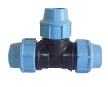 63mm 90° HDPE Pipe Tee Compressor